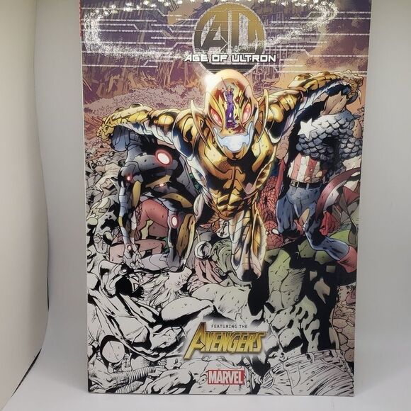 Age of Ultron color your own comic featuring Marvel Avengers book - Picture 2 of 10